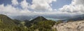 Panorama view Herzogstand mountain in Bavaria, Germany