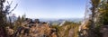 Panorama view of Heuberg mountain in Bavaria, Germany Royalty Free Stock Photo