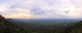Panorama view of the high mountain Royalty Free Stock Photo