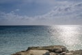 Panorama view of the image taken from Malmok Beach Royalty Free Stock Photo