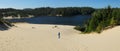 Panorama View Of Jessie M. Honeyman Memorial State Park, Oregon Dunes USA