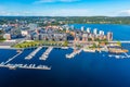 Panorama view of Jyvaskyla, Finland Royalty Free Stock Photo