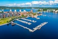 Panorama view of Jyvaskyla, Finland Royalty Free Stock Photo