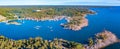 Panorama view of KÃ¤ringsund situated at Aland islands in Finland