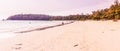 Panorama view of `Kata Noi` beach, Phuket, Thailand. Royalty Free Stock Photo