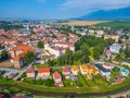 Panorama view of Kezmarok in Slovakia Royalty Free Stock Photo