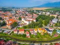Panorama view of Kezmarok in Slovakia Royalty Free Stock Photo