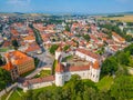 Panorama view of Kezmarok in Slovakia Royalty Free Stock Photo