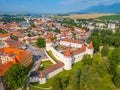 Panorama view of Kezmarok in Slovakia Royalty Free Stock Photo