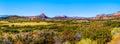 Panorama View of the Kolob Plateau and Pine Valley in the Zion National Park, Utah, United States Royalty Free Stock Photo