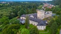 Panorama view of Liptovsky Hradok castle in Slovakia Royalty Free Stock Photo