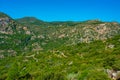 Panorama view of Lousios gorge in Greece