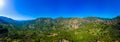 Panorama view of Lousios gorge in Greece