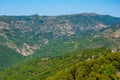 Panorama view of Lousios gorge in Greece