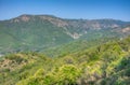 Panorama view of Lousios gorge in Greece