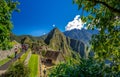 Panorama view of Machu Picchu