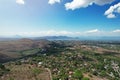 Panorama view of Managua city Nicaragua Royalty Free Stock Photo