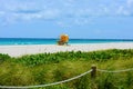 Panorama view of Miami South Beach, Florida, USA. Sunny day in Miami beach. Royalty Free Stock Photo