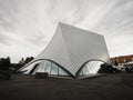 Panorama of modern architecture museum art gallery exhibition building State Gallery of Lower Austria Krems an der Donau