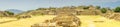 Panorama view of Monte Alban - Oaxaca Royalty Free Stock Photo