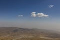 Panorama view from the mountain range of the volcano Ercias, Kayseri, Turkey Royalty Free Stock Photo