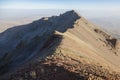 Panorama view from the mountain range of the volcano Ercias, Kayseri, Turkey Royalty Free Stock Photo