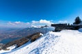 Ski resort St. Gilgen Austria - nature and sport background Royalty Free Stock Photo