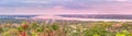 Panorama view of Mukdahan province,Thailand