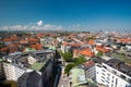 Panorama view of Munich city center, Bavaria, Germany Royalty Free Stock Photo