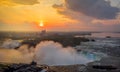 Panorama view of Niagara Falls Royalty Free Stock Photo