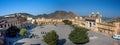 Panorama view into the Amber fort, Jaipur, Rajasthan, India Royalty Free Stock Photo