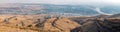 Panorama view of the Old Spiral Highway above Lewiston, Idaho, USA Royalty Free Stock Photo