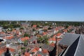 Panorama view of old town in Delft, Netherlands Royalty Free Stock Photo