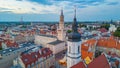 Panorama view of the old town of Opole, Poland Royalty Free Stock Photo