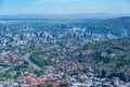 Panorama view of the old town of Tbilisi, Georgia Royalty Free Stock Photo