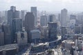 Panorama view of Osaka City Royalty Free Stock Photo