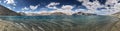 Panorama view of Pangong Lake