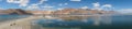 Panorama view of Pangong Tso in Ladakh,India