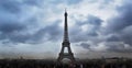 Panorama view of Paris, Eiffel Tower, France Royalty Free Stock Photo