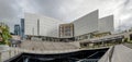 Panorama view of the Performing Arts Centre at The Concourse in Chatswood Central Business District Royalty Free Stock Photo