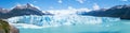 Panorama View of Perito Moreno Glacier, Patagonia Royalty Free Stock Photo