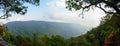 Panorama View Pha Deaw Dai Cliffs. Royalty Free Stock Photo