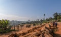 Panorama view of Pinnawala Elephant Orphanage in Pinnawala, Sri Lanka