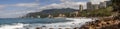 Panorama, view from Playa Esmeralda, Puerto Vallarta, Jalisco , Mexico