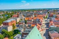 Panorama view of Polish town Gniezno Royalty Free Stock Photo