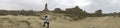 360 Panorama View Princess of Hope and Great Sphinx Hingol National Park Royalty Free Stock Photo