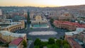 Panorama view of the Republic square in Yerevan, Armenia