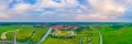 Panorama view of Ribe castle in Denmark Royalty Free Stock Photo