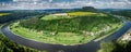 Panorama view of the river elbe, saxony germany