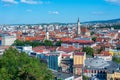 Panorama view of Romanian town Cluj-Napoca